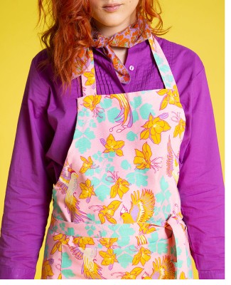 APRON DU CHEF - Ancolie Pink - APO 065