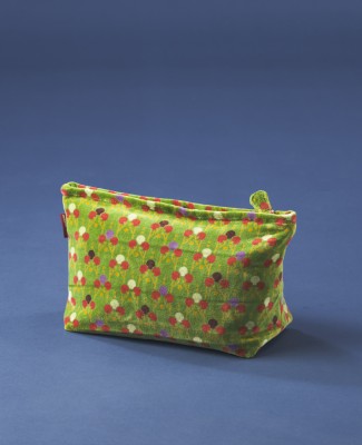 TROUSSE AIRPORT XL - Velours Tara new green - AIR 095