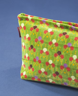 TROUSSE AIRPORT XL - Velours Tara new green - AIR 095