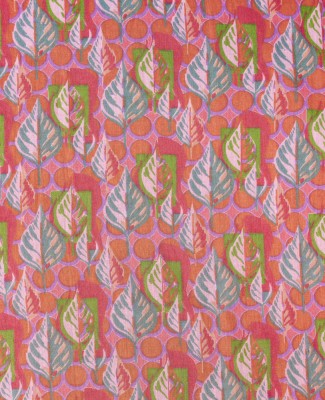 CURTAIN - Dotty Bright Coral - RID 203