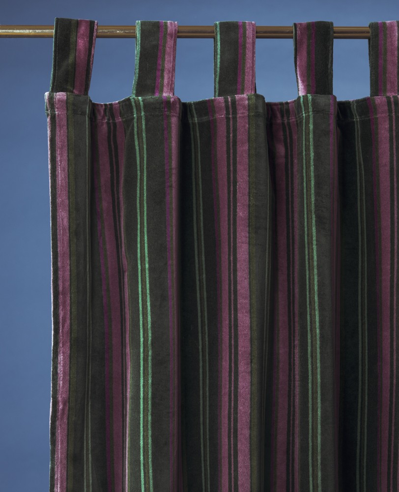 VELOURS CURTAIN  - Margate Dark Green - RIDV 177