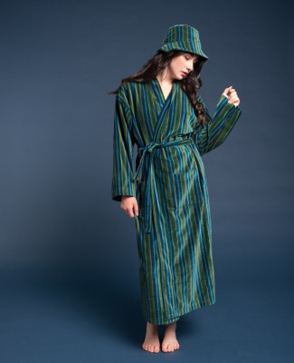 VELVET DRESSING GOWN -...