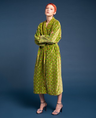 VELVET DRESSING GOWN - Tara...