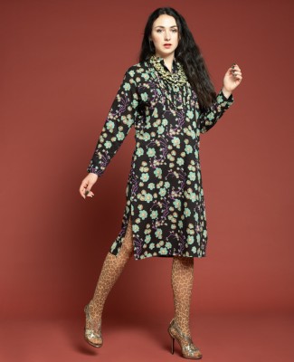 SUZELLE DRESS (Size 1) - Blossom Black - SUZ 007