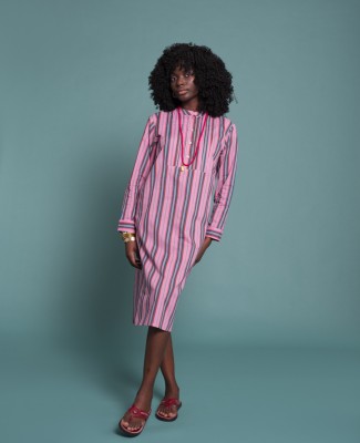 SUZELLE DRESS (Size 2) - Margate Pink - SUZ 012