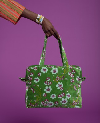 SAC VELOURS - Blossom Green - BAI 006