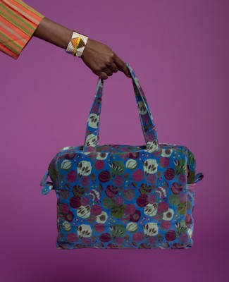 SAC VELOURS - Bloom Blue -...