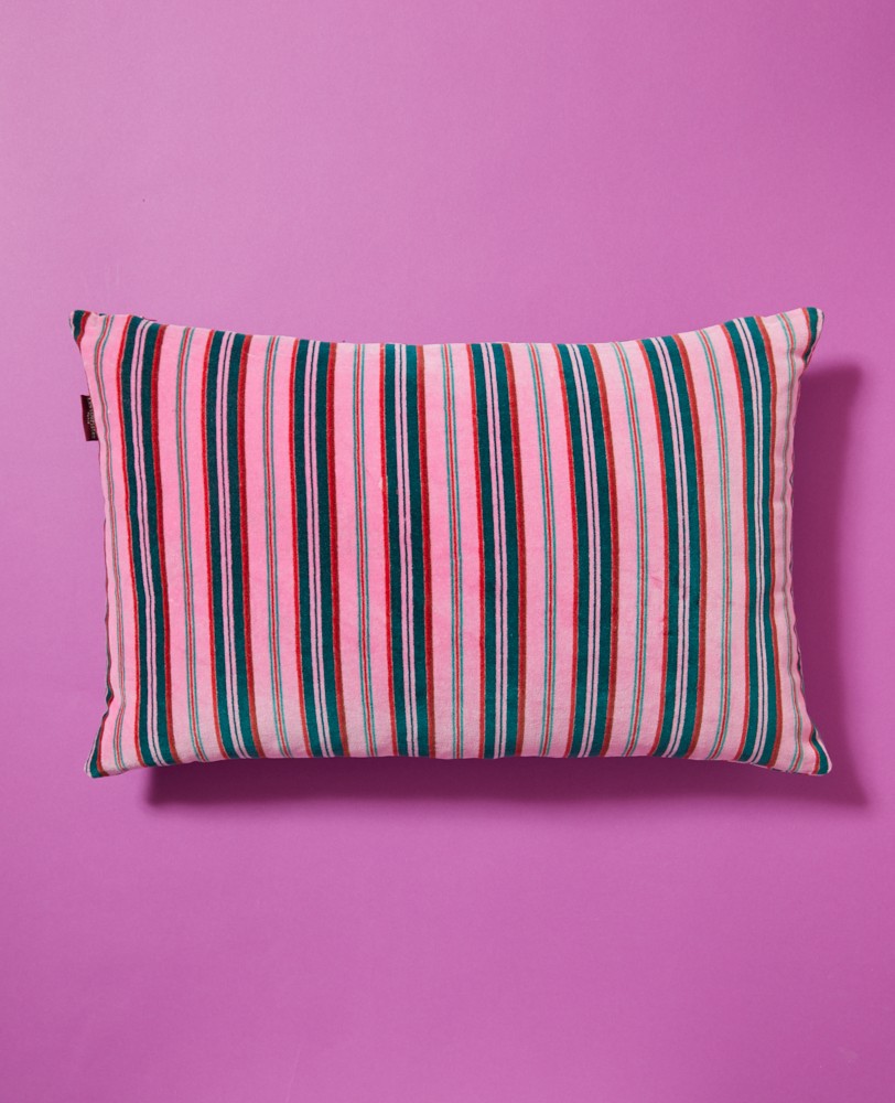 COUSSIN RECT. VELOURS - Margate Pink - COU 228
