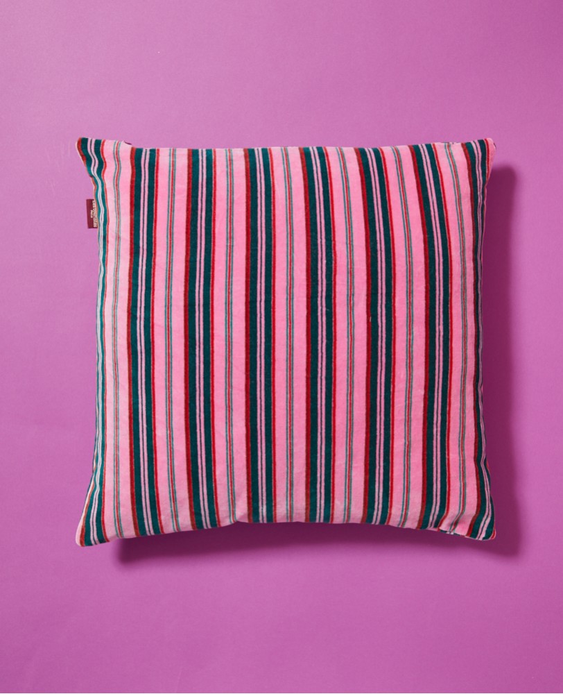 COUSSIN CARRE VELOURS - Margate Pink - COU 230