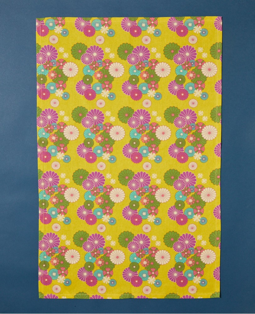 TEA TOWEL - Blossom Blue - TEA 069