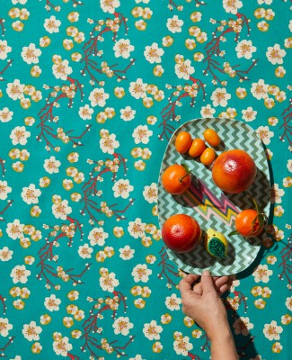 TABLECLOTH L - Blossom Blue...