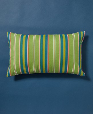 CUSHION RECT. - Bi-face Margate Green / Blossom Purple - COU S 004