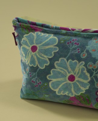 TROUSSE AIRPORT XL - Velours Cosmos Teal - AIR 115