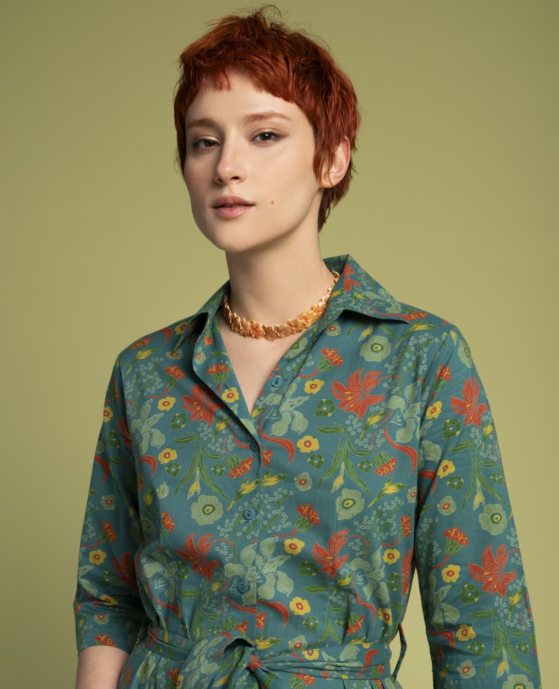 ROBE BARI LONGUE (Taille 2) - Iris Bayou - BARIL 018